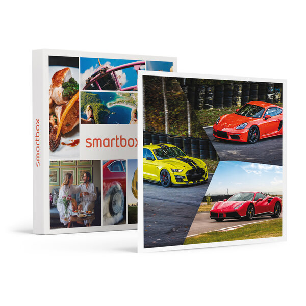 SMARTBOX - Coffret Cadeau Stage de pilotage multivolant : 2 tours en Porsche  2 tours en Lamborghini Huracan et 2 tours en Ferrari 488 sur le circuit de Croix-en-Ternois -  Sport & Aventure