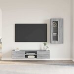 vidaXL Ensemble meuble TV FLORIN Gris Sonoma Bois d'ingénierie