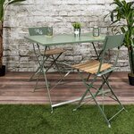Table de jardin pliante palerme  110 x 70 cm