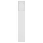 vidaXL Armoire de tête de lit Blanc 220x18 5x104 5 cm