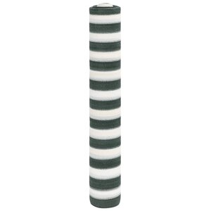 vidaXL Filet brise-vue vert et blanc 1x25 m PEHD 75 g/m²