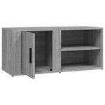 vidaXL Meuble TV Sonoma gris 80x31 5x36 cm Bois d'ingénierie