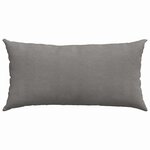 vidaXL Coussins de canapé 2 Pièces Gris clair 80 x 40 cm