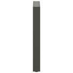 vidaXL Pieds de table à manger en U 2 pièces Anthracite 50 x (72-73) cm Acier