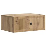 vidaXL Cabinet de chevet 2 Pièces Chêne artisanal 49 x 34 5 x 20 cm