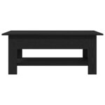 vidaXL Table basse Chêne noir 102 x 55 x 42 cm Bois d'ingénierie