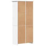 vidaXL Bibliothèque BODO blanc 80 x 40 x 172 cm bois de pin massif