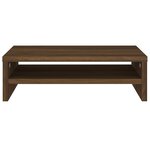 vidaXL Support de moniteur Chêne marron 42x24x13 cm Bois d'ingénierie