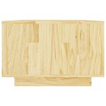 Vidaxl table basse 110x50x33 5 cm bois de pin massif