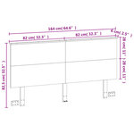 vidaXL Tête de lit cire marron 160 cm bois massif de pin