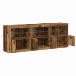vidaXL Buffet LED Bois Ancien 181 x 37 x 67 cm Bois d'ingénierie