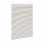 vidaXL Store plissé gris clair 100x150 cm largeur du tissu 99 4cm