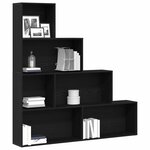 vidaXL Bibliothèque Chêne noir 155 x 24 x 160 cm Bois d'ingénierie