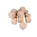 Cubes et Plateau 26 5x26 5x6 5 cm en bois 16 pièces