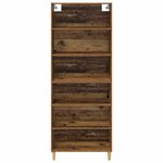 vidaXL Haut Armoire Bois Ancien 69 5 x 32 5 x 180 cm Bois d'ingénierie