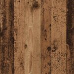vidaXL Cadre de lit sans matelas vieux bois 120x190 cm bois ingénierie