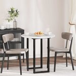 vidaXL Plateau de table Blanc 70 x 70 x 1.5 cm Bois d'ingénierie
