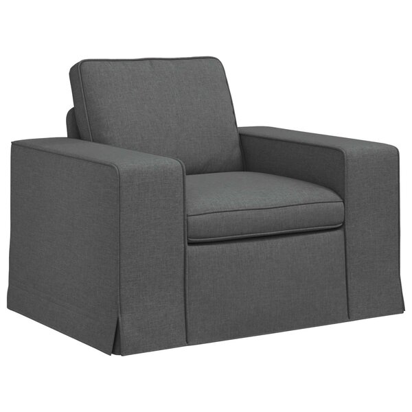 vidaXL Canapé Gris foncé 103 x 80 x 82 cm tissu