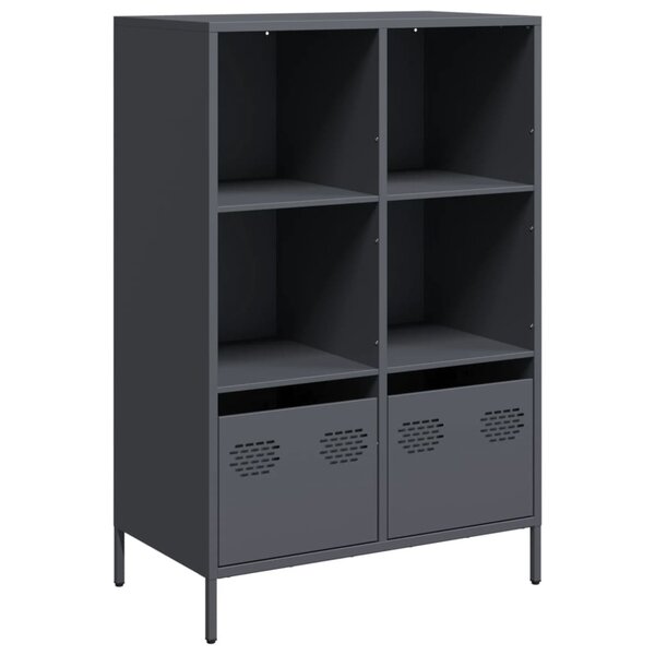 vidaXL Buffet haut anthracite 68x39x103 5 cm acier