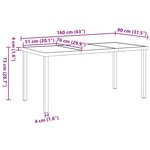vidaXL Set de salle à manger de jardin 5 pièces avec coussins Beige Poly Rattan