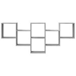 vidaXL Étagère murale gris béton 159x18x66 cm bois d'ingénierie