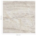 vidaXL Dalles de plancher autoadhésives 20 Pièces PVC 1 86 m² beige