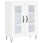 vidaXL Buffet blanc 69 5x34x90 cm bois d'ingénierie