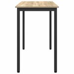 vidaXL table Chêne Sonoma 100 x 50 x 76 5 cm
