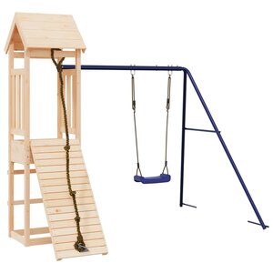 vidaXL Aire de jeux d'extérieur bois de pin massif
