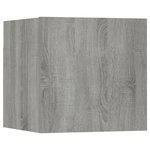 vidaXL Ensemble de meubles TV 8 Pièces Sonoma gris Bois d'ingénierie