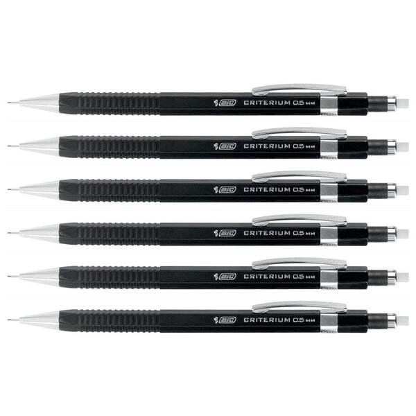 Porte mines rechargeable CRITERIUM HB 0 5 mm x 6 BIC