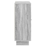 vidaXL Buffet Sonoma gris 66 x 34 5 x 90 cm Bois d'ingénierie