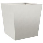 vidaXL Jardinières 2 Pièces 50x50x50 cm acier inoxydable