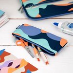 Petite trousse plate série The Fun Bleu