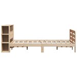 vidaXL Cadre de lit sans matelas 140x190 cm bois de pin massif