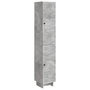 vidaXL Ensemble de Meubles 2 Pièces Gris béton 34 5 x 33 x 90 cm