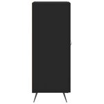 vidaXL Buffet Noir 34 5x34x90 cm Bois d'ingénierie