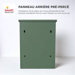 Boîte à colis moyenne 1 porte Verte à accès frontal Acier galvanisé SMART PARCEL BOX™