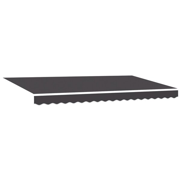 vidaXL Tissu de remplacement pour store pour cadre de 4x2 m Anthracite