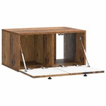 vidaXL Meuble TV mural Bois ancien 59 5 x 41 x 30 cm Bois d'ingénierie