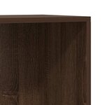 vidaXL Bibliothèque/Buffet Chêne marron 66x30x130 cm Bois d'ingénierie