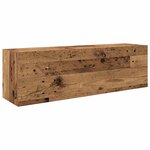 vidaXL Armoire murale de bain vieux bois 100x25x30cm bois d'ingénierie