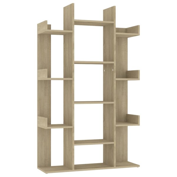 vidaXL Bibliothèque Chêne Sonoma 86x25 5x140 cm Bois d’ingénierie