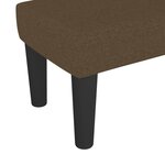 vidaXL Banc Marron foncé 70x30x30 cm Tissu