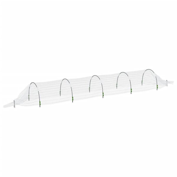 vidaXL Tunnel en filet 1 5x5 m fibre de verre et PP