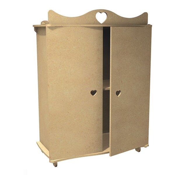 Armoire à poupée en bois MDF à décorer