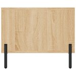 vidaXL Table basse chêne sonoma 102x50x40 cm bois d'ingénierie