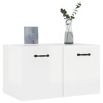 vidaXL Armoire murale Blanc brillant 60x36 5x35 cm Bois d'ingénierie