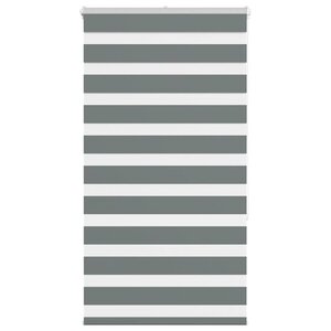 vidaXL Store zèbre gris foncé largeur du tissu 75 9 cm polyester