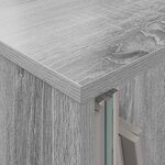 vidaXL Étagère à magazines Gris Sonoma 35 x 30 x 45 cm